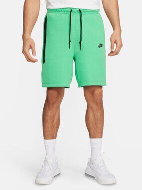 Nike Sportswear Tech Fleece Men's Shorts Spring Green Black Size Large